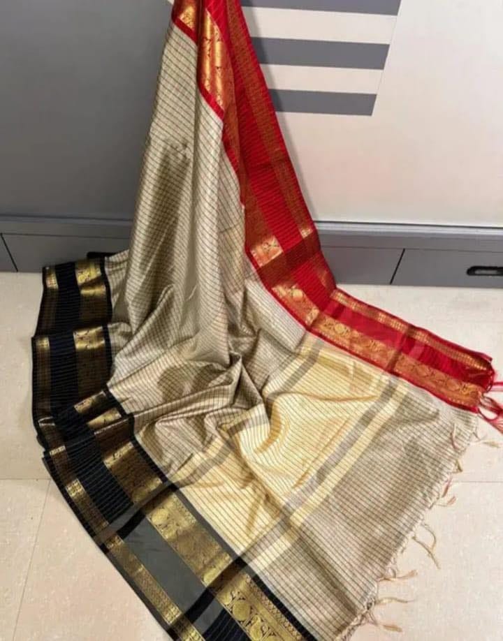 GANGA JAMUNA CLASSIC AURA SILK✨