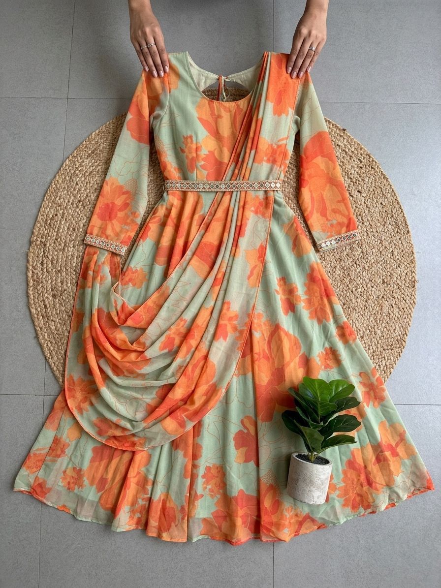DRAPED GOWN 💕