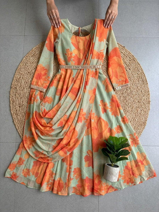DRAPED GOWN 💕