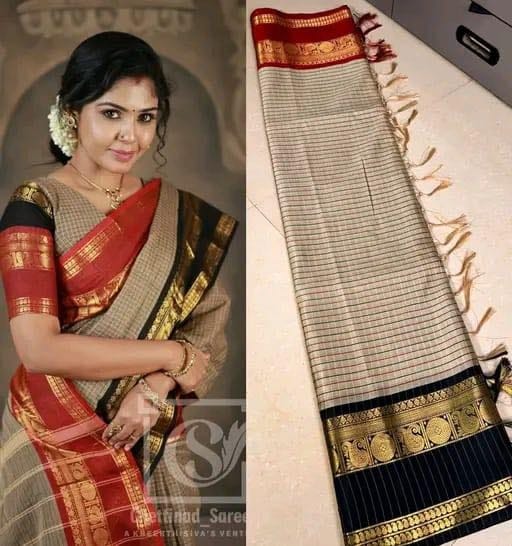 GANGA JAMUNA CLASSIC AURA SILK✨
