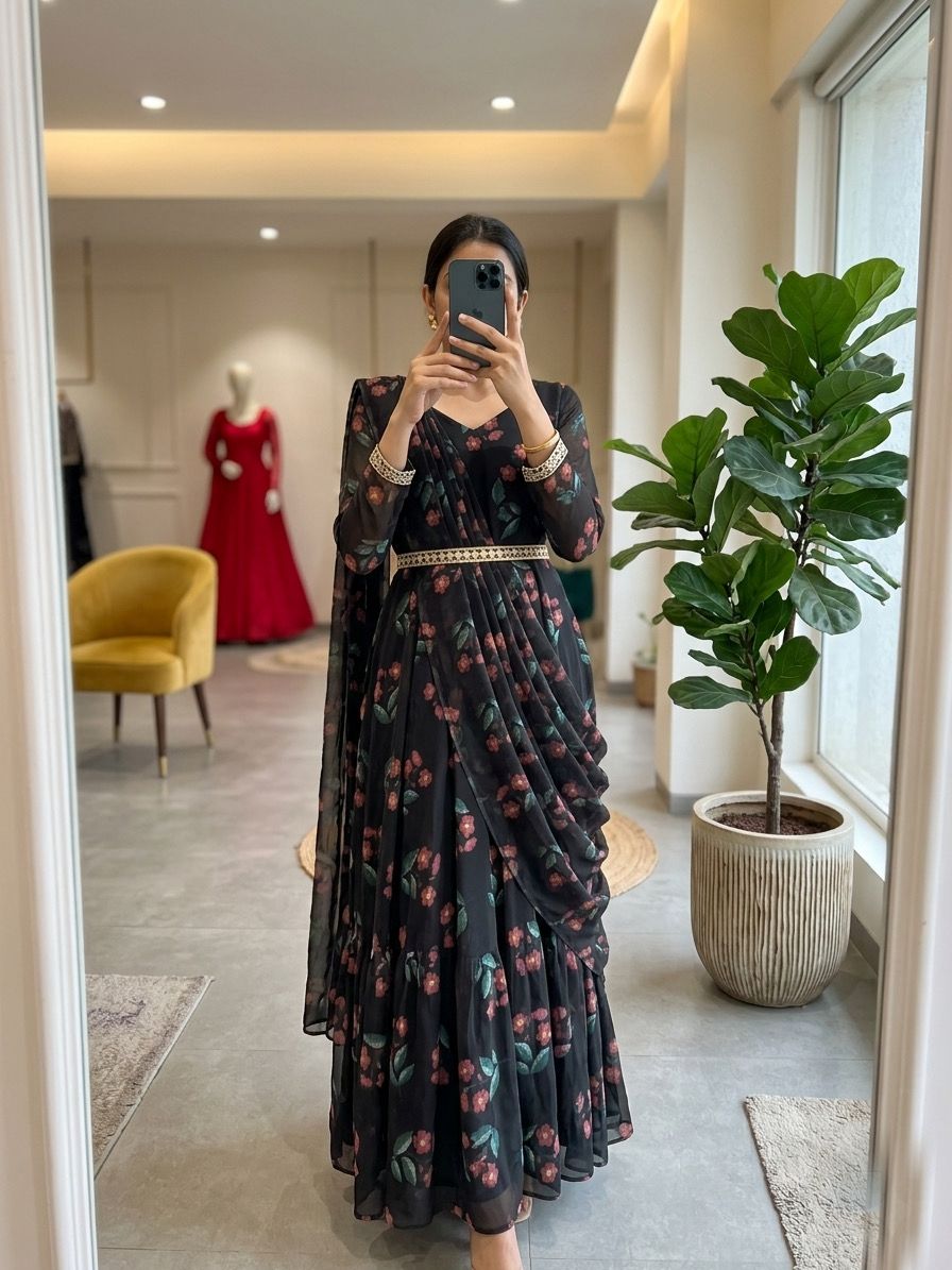 DRAPED GOWN 💕