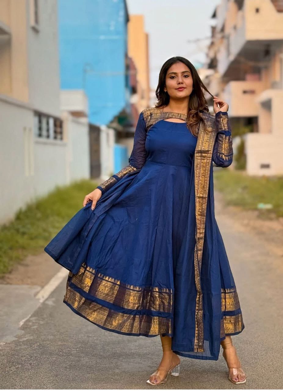SILK COTTON GOWN💕