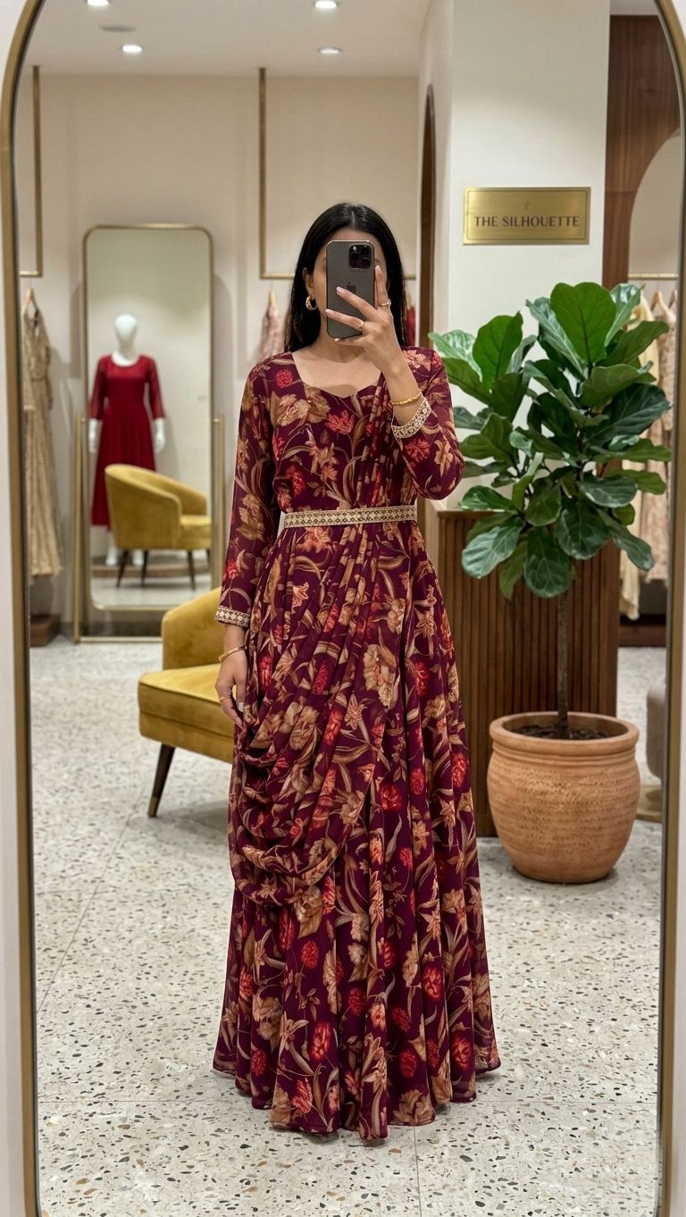 DRAPED GOWN 💕